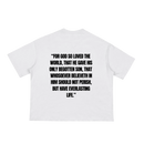 JOHN 316 Tee — White/Black