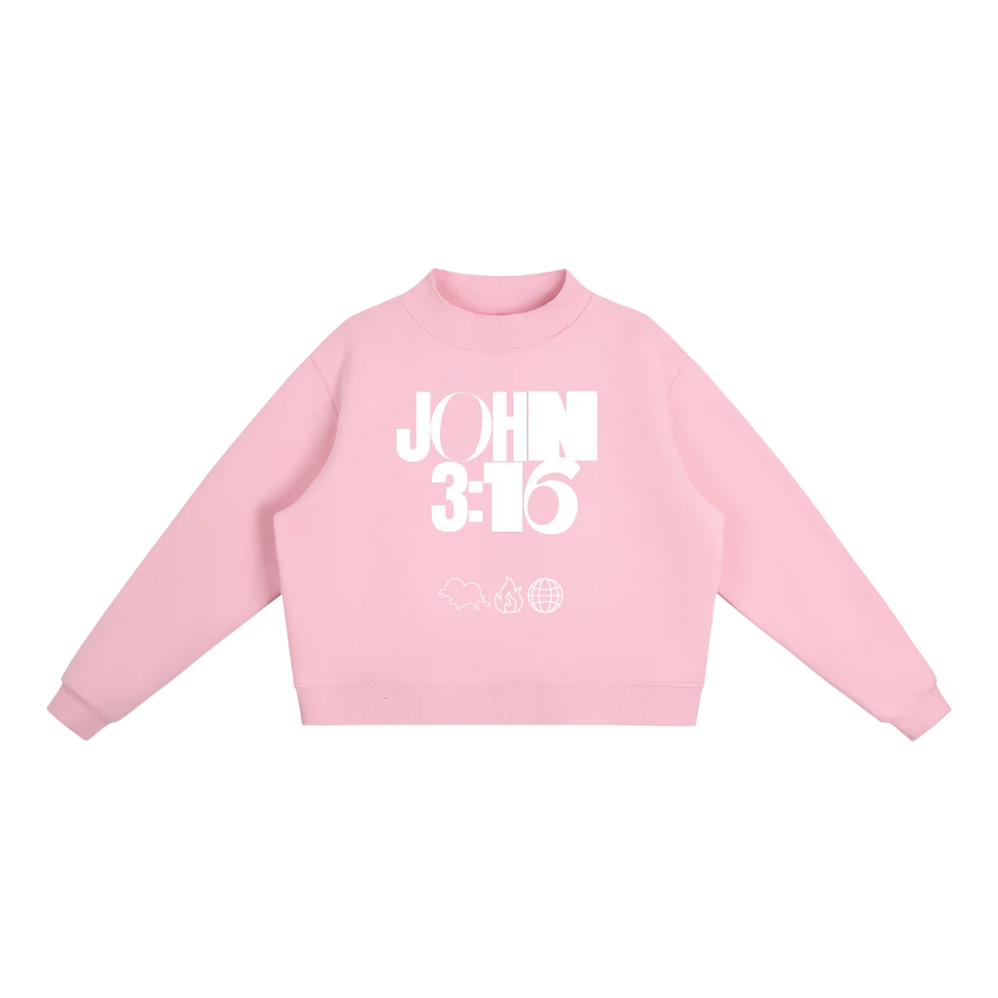 JOHN 316 Women’s Essential Fleece Mock-Neck Crew