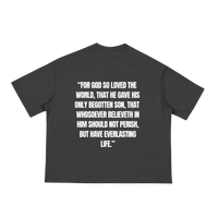 JOHN 316 Tee — Black/White