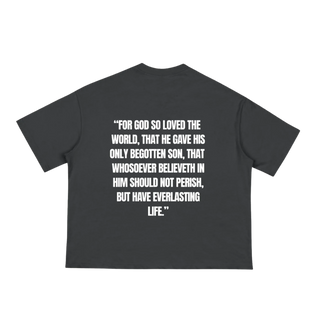 JOHN 316 Tee — Black/White