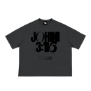 JOHN 316 Tee — Black/Black