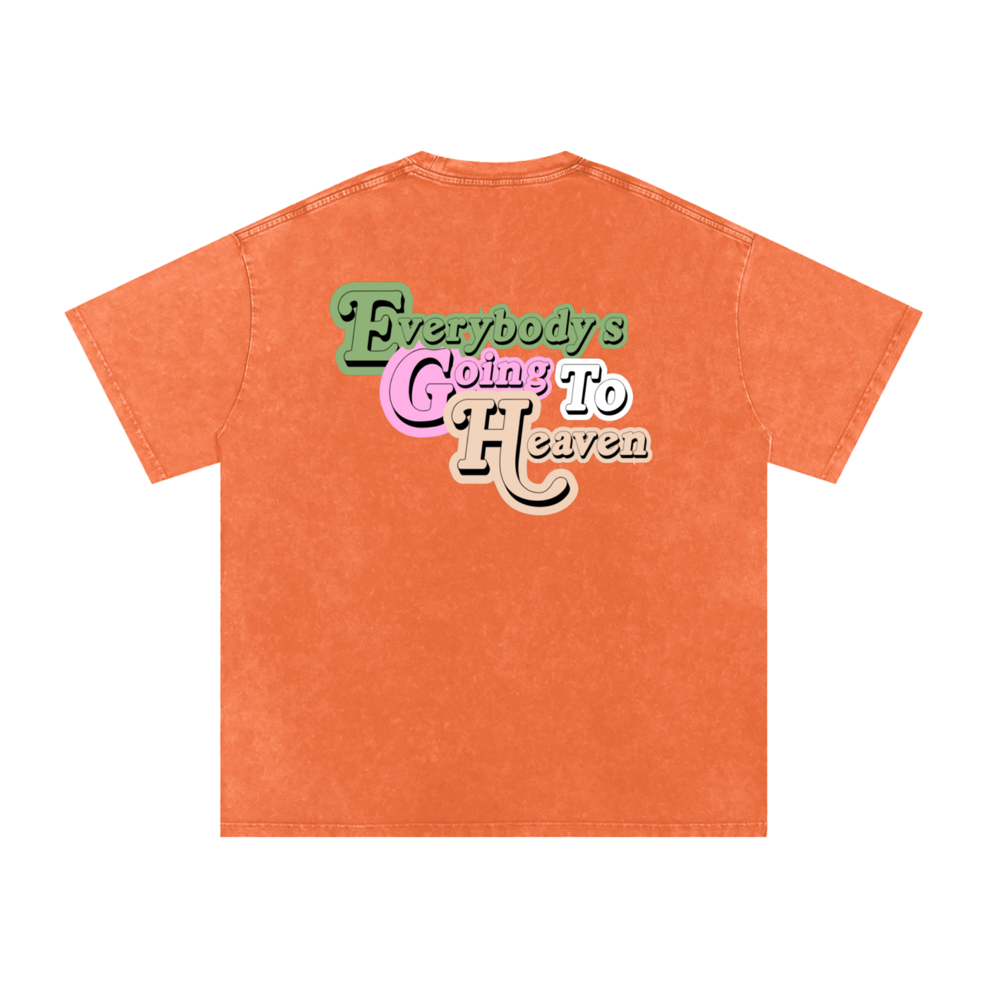 EGH — Orange Washed Oversized Tee