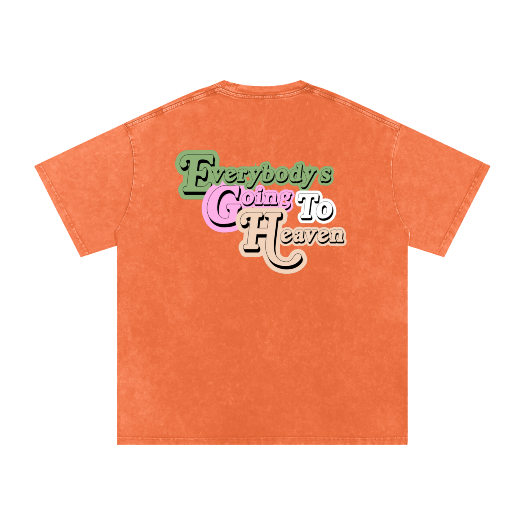 EGH — Orange Washed Oversized Tee
