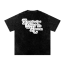 EGH — Black Washed Oversized Tee