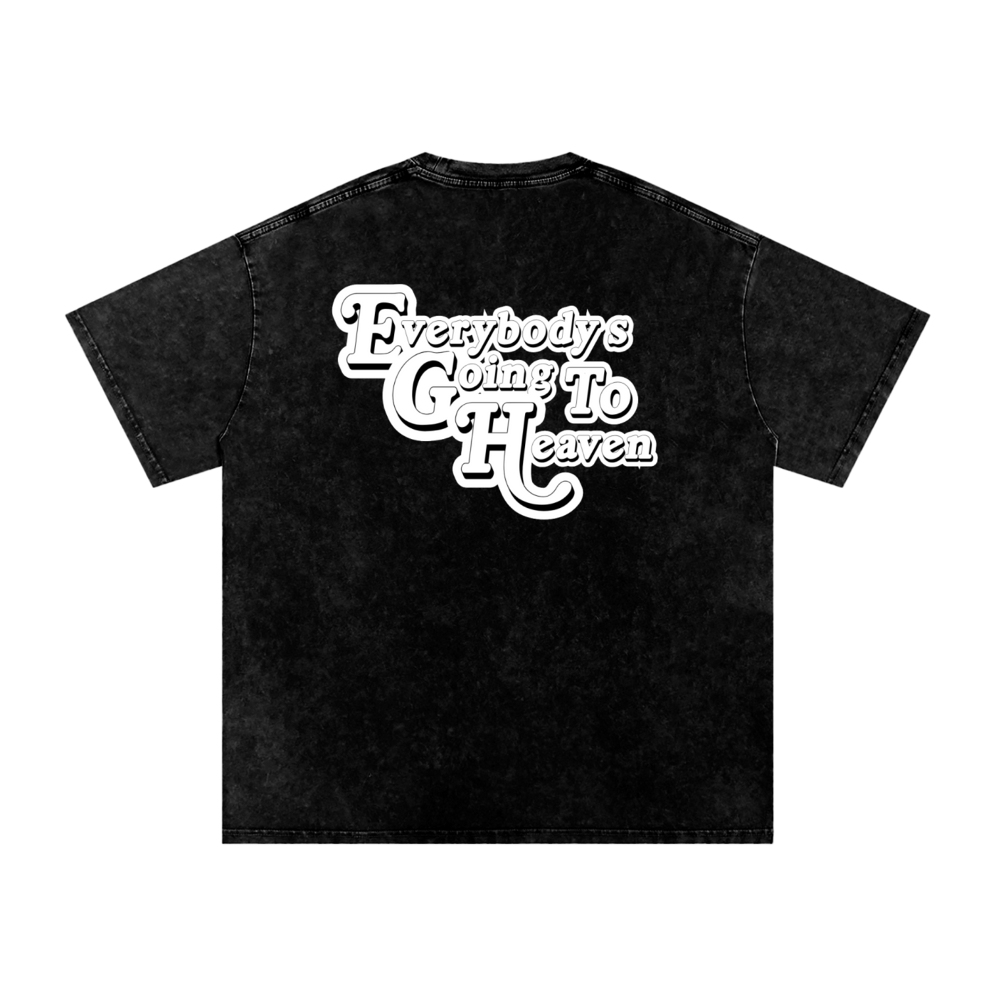 EGH — Black Washed Oversized Tee