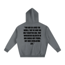 JOHN 316 Hoodie — Black Letters