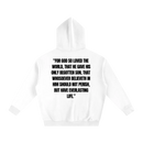 JOHN 316 Hoodie — Black Letters