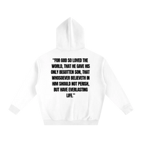 JOHN 316 Hoodie — Black Letters