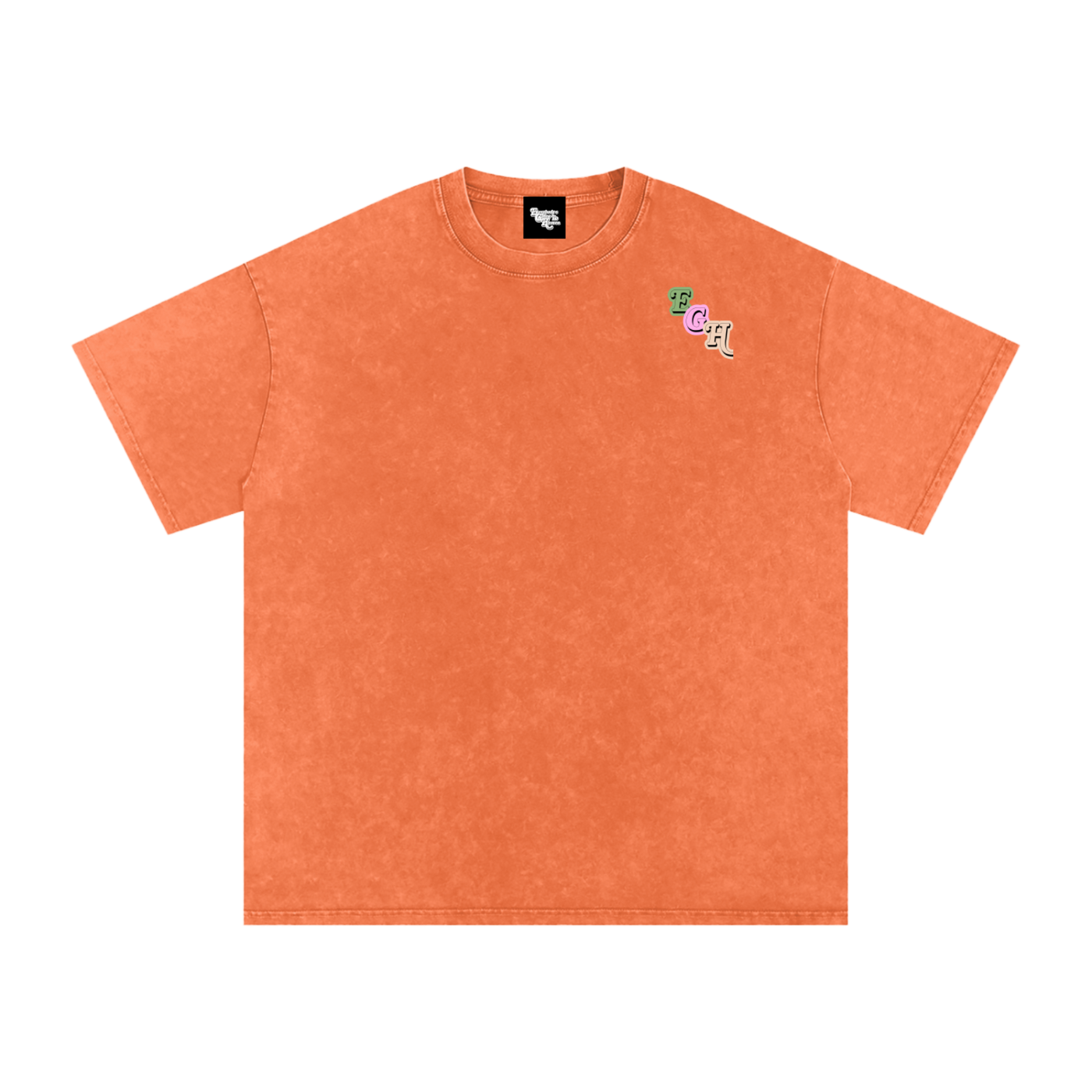 EGH — Orange Washed Oversized Tee