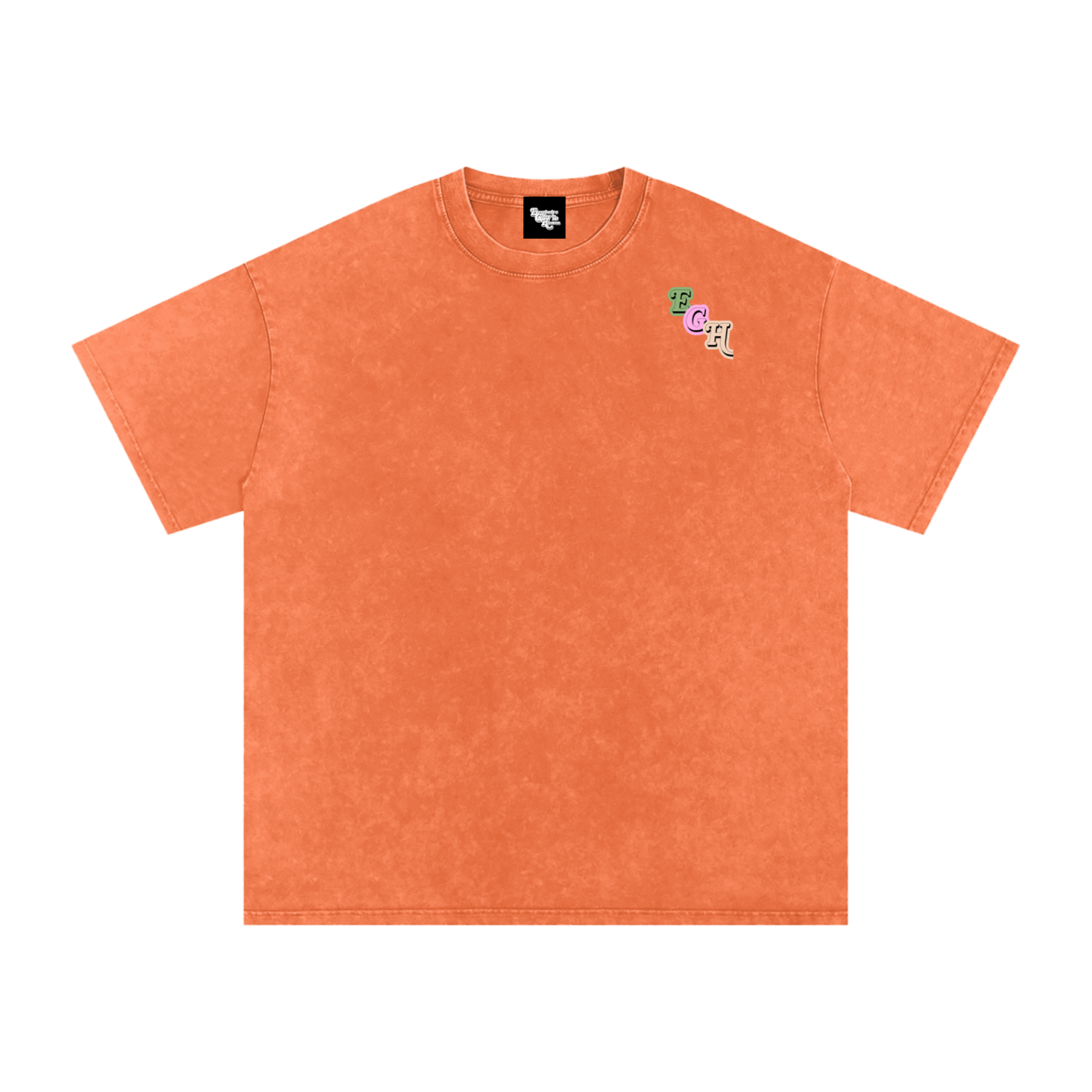EGH — Orange Washed Oversized Tee