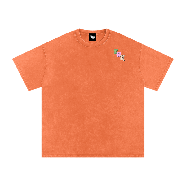 EGH — Orange Washed Oversized Tee