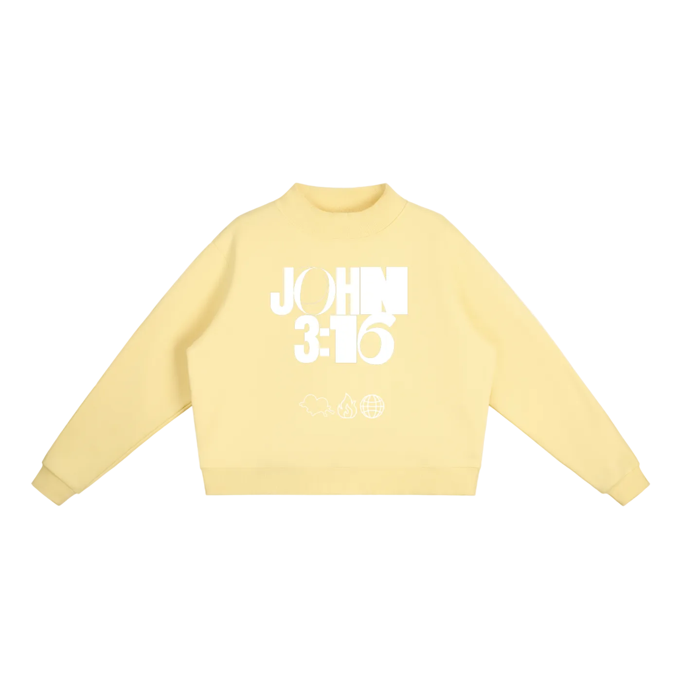 JOHN 316 Women’s Essential Fleece Mock-Neck Crew