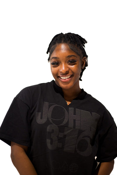 JOHN 316 Tee - Black/Black