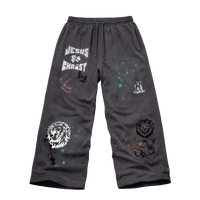 JESUS CHRIST DOODLE SWEATPANTS