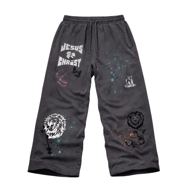 JESUS CHRIST DOODLE SWEATPANTS