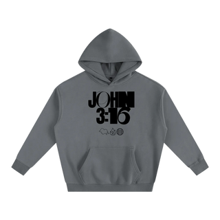 JOHN 316 Hoodie — Black Letters
