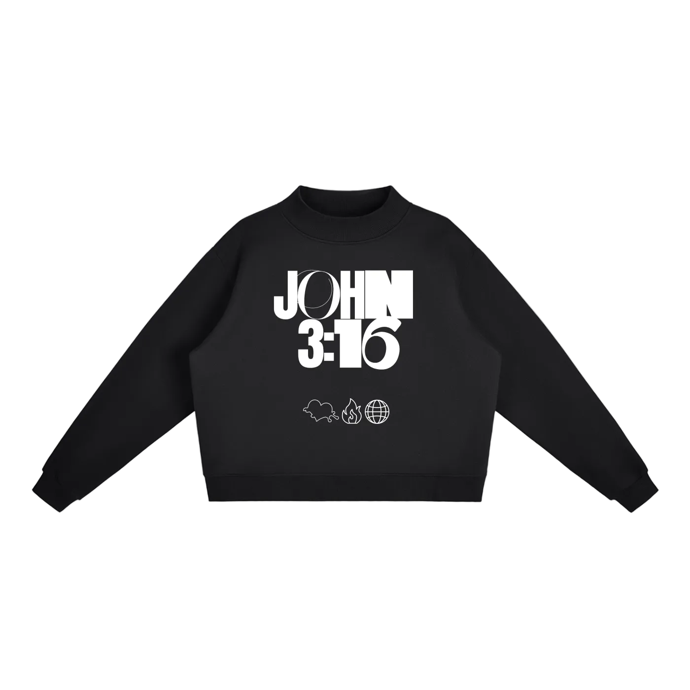 JOHN 316 Women’s Essential Fleece Mock-Neck Crew