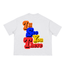 EVERYBODY'S GOING TO HEAVEN Tee — White Classic Boxy