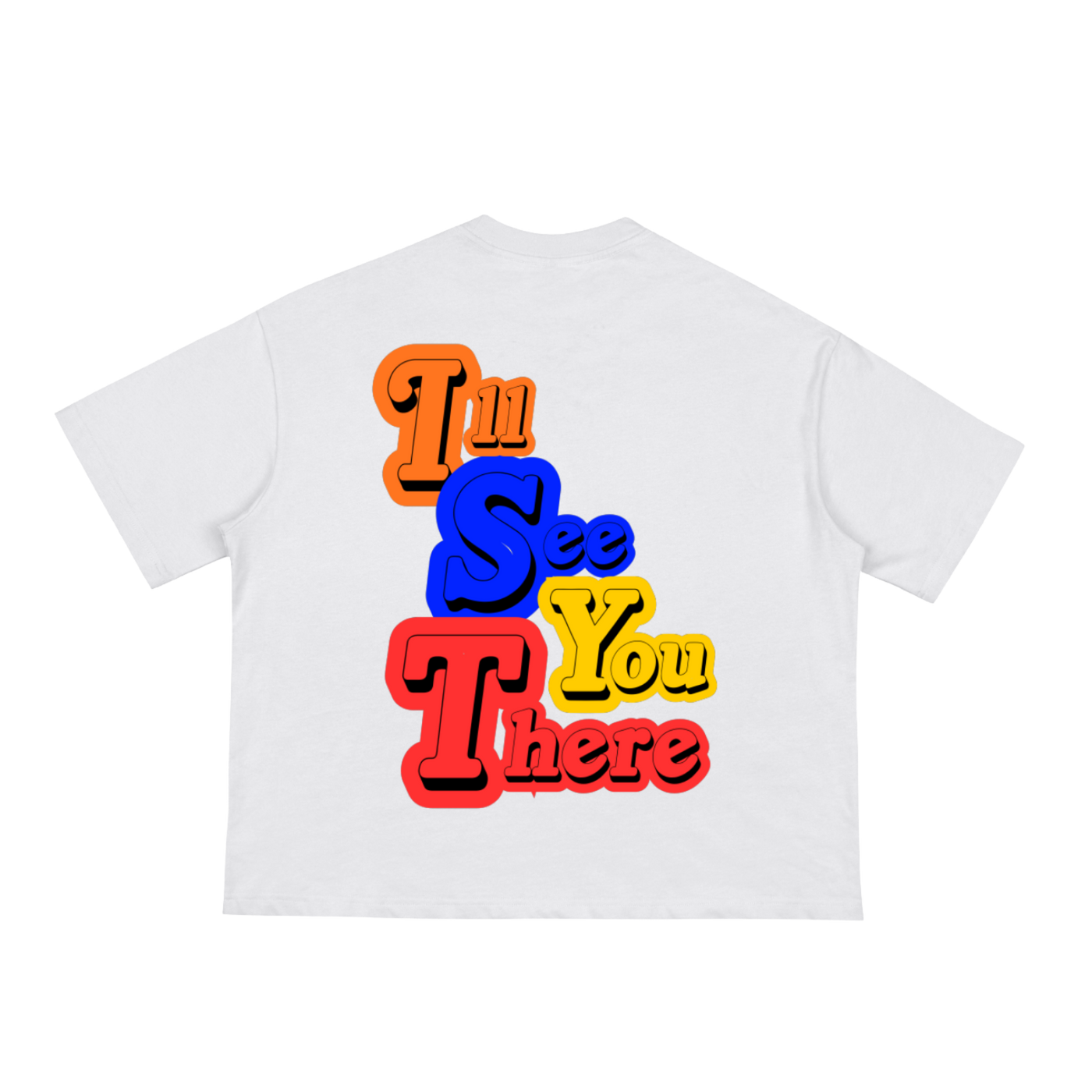 EVERYBODY'S GOING TO HEAVEN Tee — White Classic Boxy