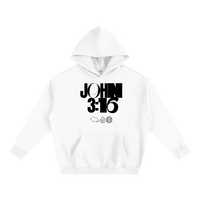 JOHN 316 Hoodie — Black Letters