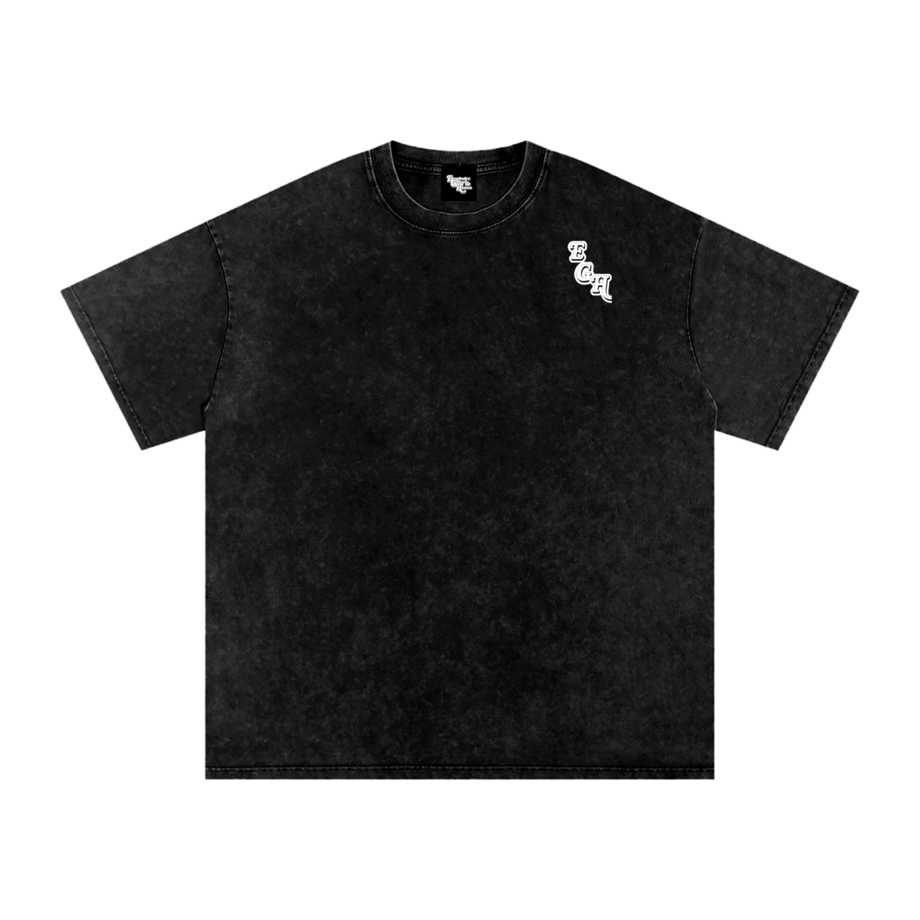 EGH — Black Washed Oversized Tee