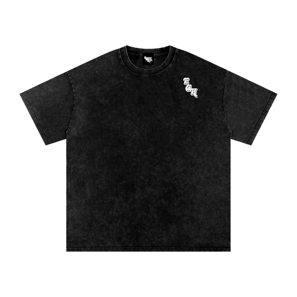 EGH — Black Washed Oversized Tee